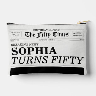 Pochette À Accessoires La fête d'anniversaire de 50 ans du journal The Fi