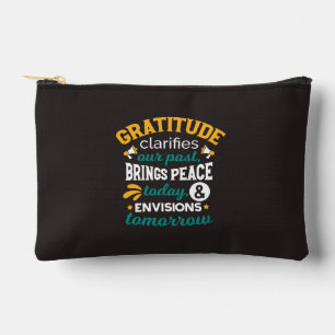 Pochette À Accessoires La gratitude apporte la paix aujourd'hui – Foi pos