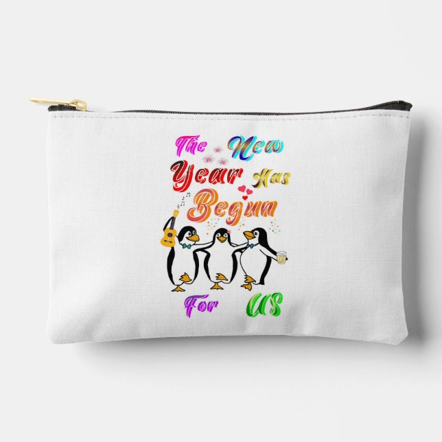 Pochette À Accessoires La Nouvelle Année A Commencé Pour Nous (Recto)