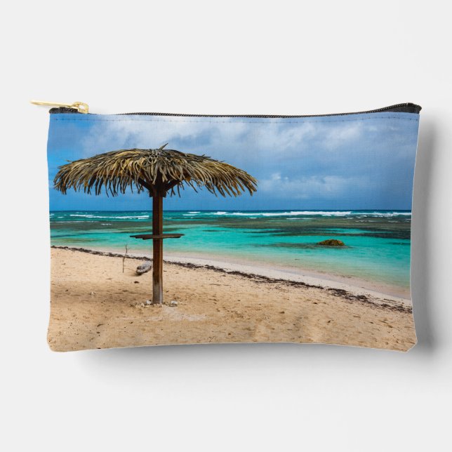Pochette À Accessoires La plage de l'Anse des Rochers (Recto)