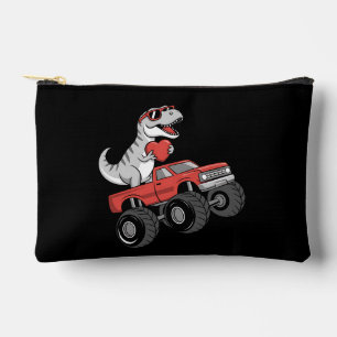 Pochette À Accessoires La Saint-Valentin T Rex Dinosaure Conduisant Monst
