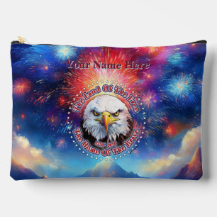 Pochette À Accessoires La Terre Des Hommes Libres Feu D'artifice Aigle Br