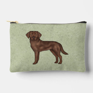 Pochette À Accessoires Labrador Retriever Chocolat Mignon Labrador de Des