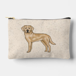 Pochette À Accessoires Labrador Retriever Jaune Chien de Lab Cartoon Mign