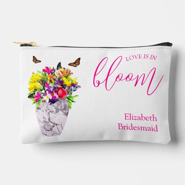Pochette À Accessoires L'amour dans la floraison Mariage (Recto)