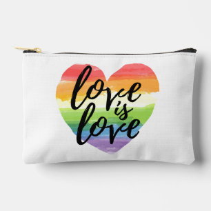 Pochette À Accessoires L'Amour Rainbow Watercolor
