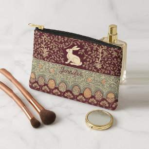 Pochette À Accessoires Lapin de Pâques Art Nouveau Œufs Décoratifs Bourgo