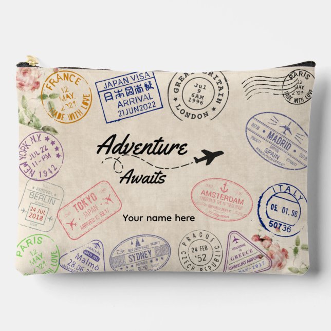 Pochette À Accessoires L'aventure vous attend (Recto)