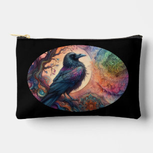 Pochette À Accessoires Le Corbeau de la vie Mandala Pagan