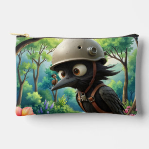 Pochette À Accessoires Le Corbeau Qui a Demandé des Conseils de Vol à un