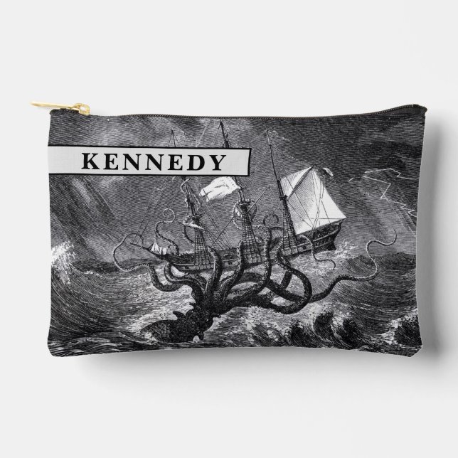 Pochette À Accessoires Le Kraken (Recto)