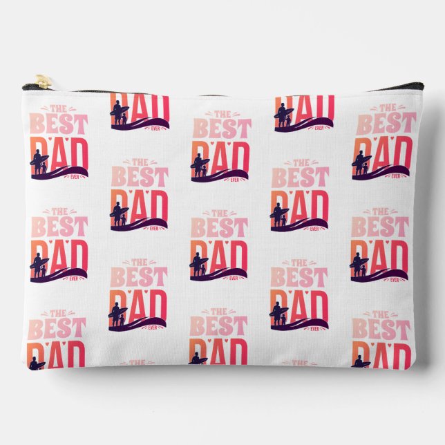 Pochette À Accessoires Le Meilleur Papa du Monde (Recto)