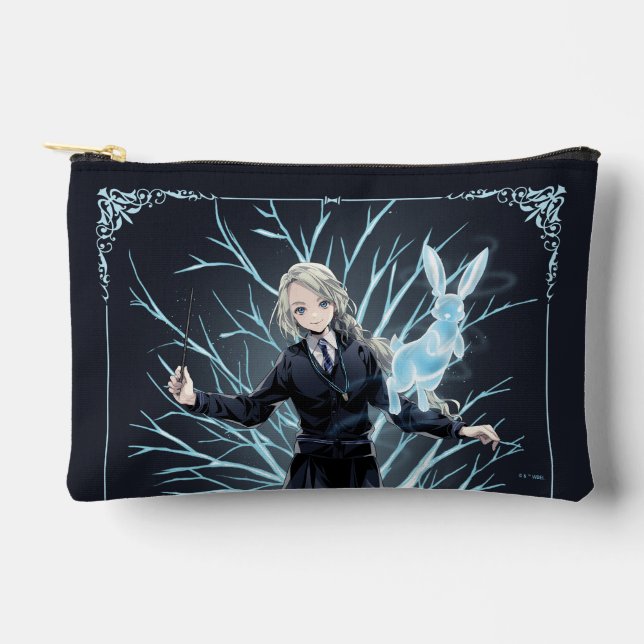 Pochette À Accessoires Le Patronus lapin d'Anime Luna Lovegood (Recto)