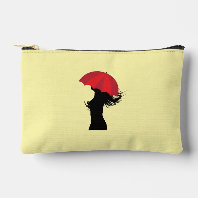 Pochette À Accessoires Le Petit Parapluie Rouge (Recto)