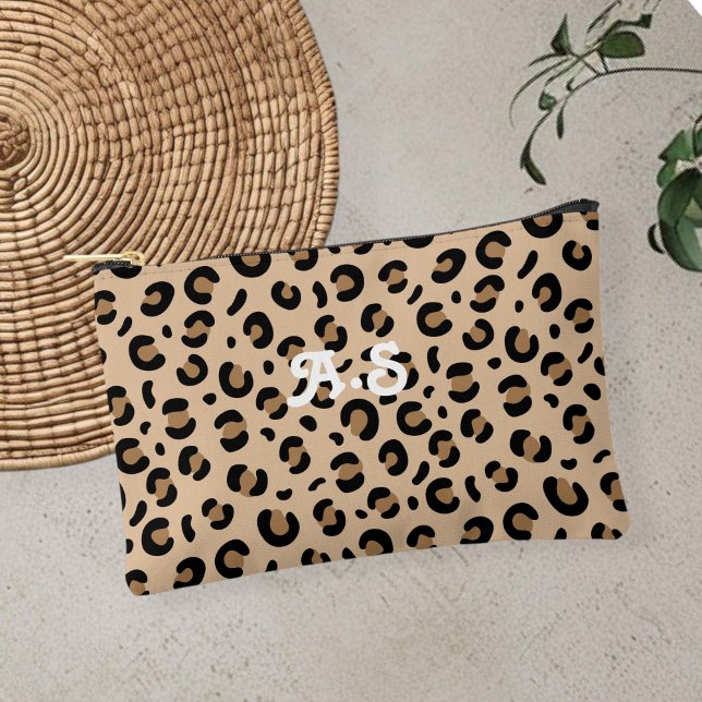 Pochette À Accessoires leopard print accessory bag, leopard print makeup  (Créateur téléchargé)