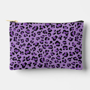 Pochette À Accessoires Leopard Print, Léopard Spots, Purple Leopard