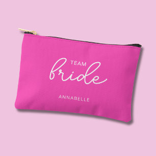 Pochette À Accessoires L'équipe de la mariée Bachelorette de mariage