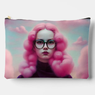 Pochette À Accessoires Les cheveux roses