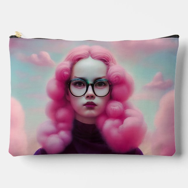 Pochette À Accessoires Les cheveux roses (Recto)