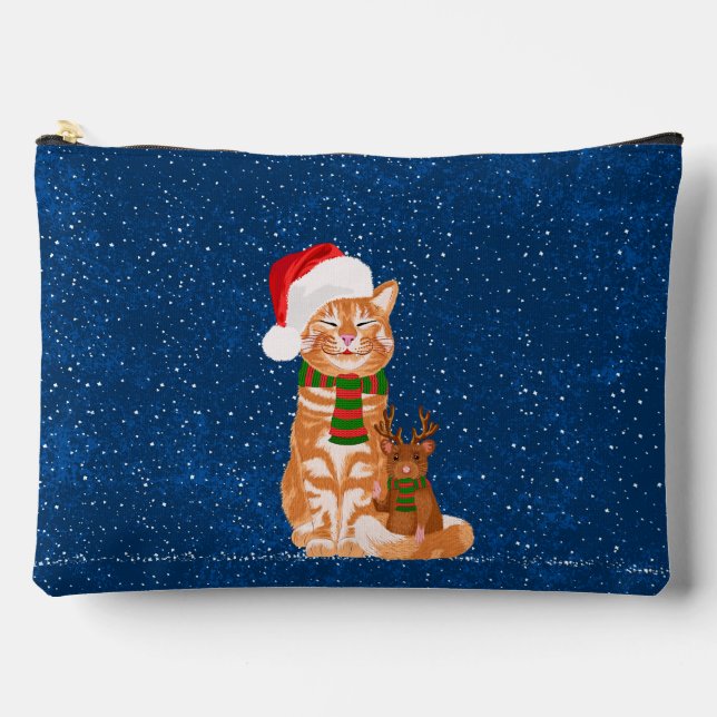Pochette À Accessoires Les copains de Noël (Recto)