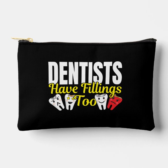 Pochette À Accessoires Les dentistes ont aussi des plombages - Sentiments (Recto)