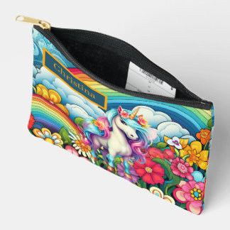 Pochette À Accessoires Les filles mignonnes ajouter nom imaginaire licorn