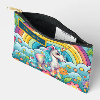 Pochette À Accessoires Les filles mignonnes ajouter nom imaginaire licorn