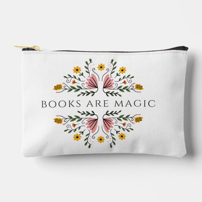 Pochette À Accessoires Les livres sont magiques (Recto)