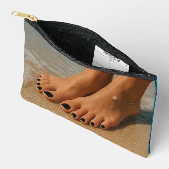 Pochette À Accessoires Les pieds dans l'eau (Ouvrir)