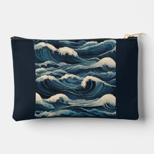 Pochette À Accessoires Les vagues du tsunami