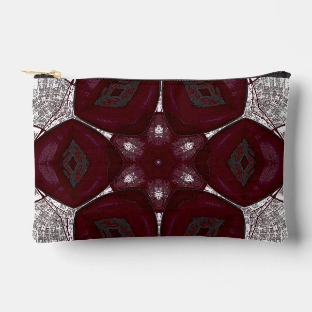 Pochette À Accessoires Lèvres Fleur Prem Mandal (Recto)
