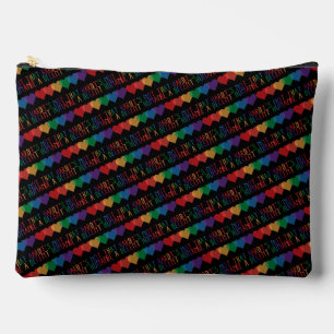 Pochette À Accessoires LGBT Heart Retro Be A Decent Human Ce n'est pas qu