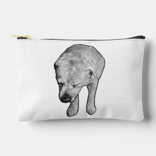 Pochette À Accessoires Lignes de laboratoire chic avec des spectres de ne