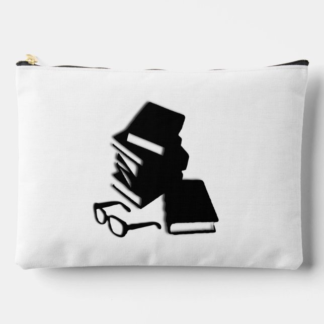 Pochette À Accessoires Livres et lunettes (Recto)
