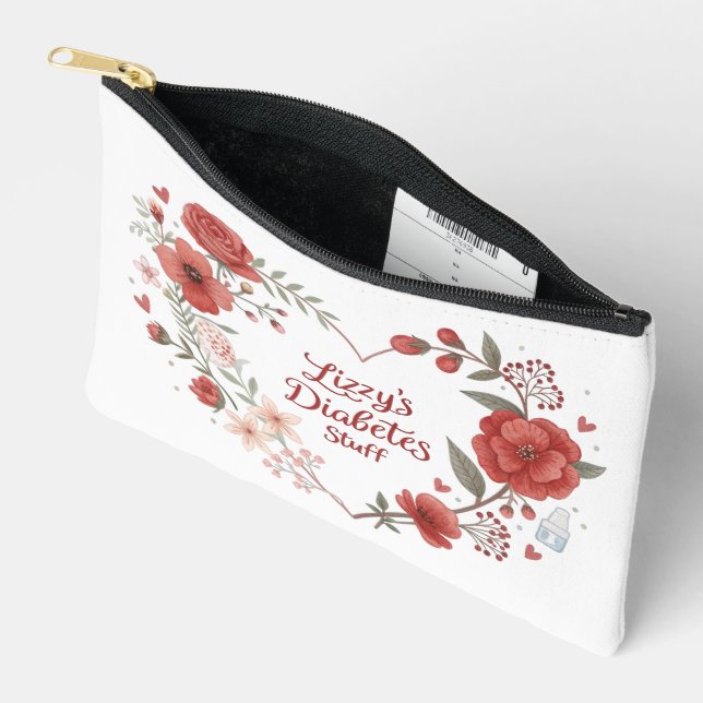 Pochette À Accessoires Lizzy's Diabetes Stuff (Ouvrir)