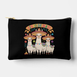 Pochette À Accessoires Llama drôle Cinco De Mayo Fête Party