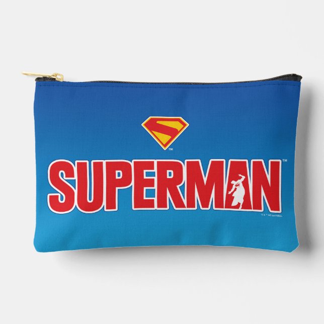Pochette À Accessoires Logo classique Superman Bold (Recto)