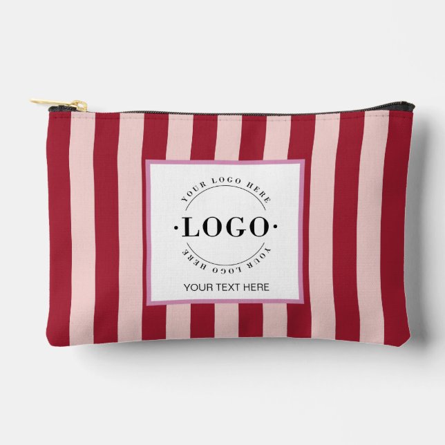 Pochette À Accessoires Logo d'entreprise de base Votre entreprise cadeaux (Recto)