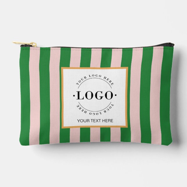 Pochette À Accessoires Logo d'entreprise de base Votre entreprise cadeaux (Recto)