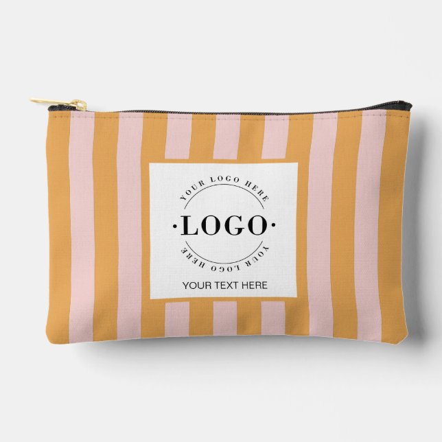 Pochette À Accessoires Logo d'entreprise de base Votre entreprise cadeaux (Recto)