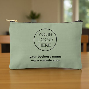 Pochette À Accessoires Logo d'entreprise élégant et minimaliste Fo Gree