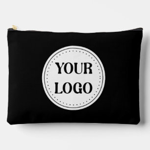 Pochette À Accessoires Logo Marque Noire Entreprise Commerciale Société