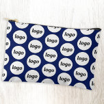 Pochette À Accessoires Logo Motif Business Promotion Marine Bleue<br><div class="desc">Ajoutez votre propre logo à ce design. Minimaliste et professionnel. Idéal pour un produit promotionnel pour vos employés,  employés,  clients et clients. Idéal pour les salons,  les voyages,  les événements d'entreprise ou sportifs et les cadeaux. Pour les autres versions,  consultez la collection.</div>