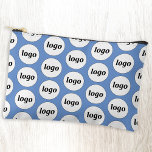 Pochette À Accessoires Logo Motif Entreprise Promotion Marque Bleue<br><div class="desc">Ajoutez votre propre logo à ce design. Minimaliste et professionnel. Idéal pour un produit promotionnel pour vos employés,  employés,  clients et clients. Idéal pour les salons,  les voyages,  les événements d'entreprise ou sportifs et les cadeaux. Pour les autres versions,  consultez la collection.</div>