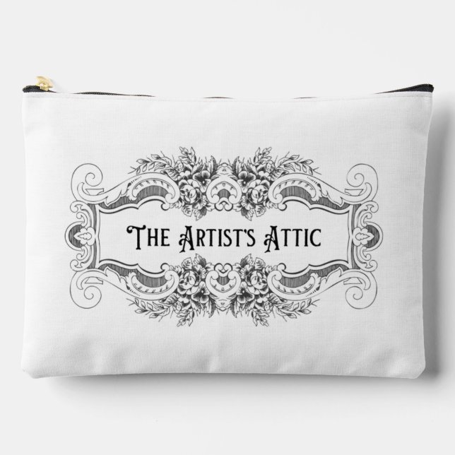 Pochette À Accessoires Logo victorien vintage (Recto)