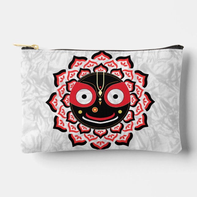 Pochette À Accessoires Lord Jagannath Face Chakra Hindu Deity (Recto)