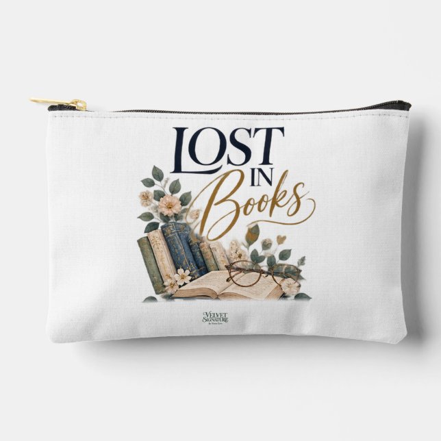 Pochette À Accessoires Lost in Books Accessory Pouch (Recto)