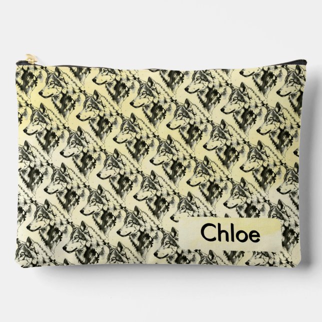 Pochette À Accessoires Loup (Recto)