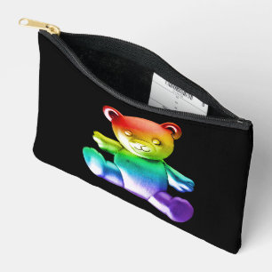 Pochette À Accessoires L'ours en peluche en métal brossé de SlipperyJoe,