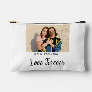 Pochette À Accessoires Love Forever LGbtq couple fierté ajouter nom photo